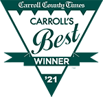 Carroll Magazine's Carroll's Best badge for Carroll Lutheran Village.