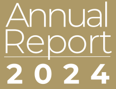 A graphic that states Annual Report 2024. Clicking on it will open the Annual Report file.